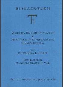 METODOS DE TERMINOGRAFIA Y PRINCIPIOS DE INVESTIGACION TERMINOLOGICA