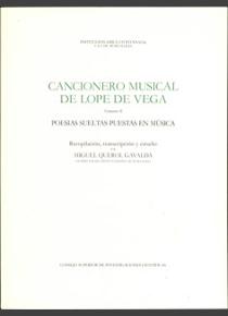 CANCIONERO MUSICAL DE LOPEZ DE VEGA. TOMO II