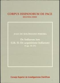 DE INDIARUM IURE. LIBER I. DE INQUISITIONE INDIARUM