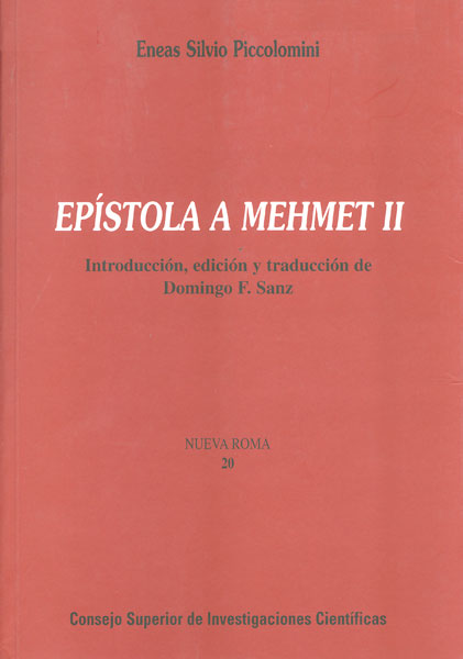 EPÍSTOLA A MEHMET II