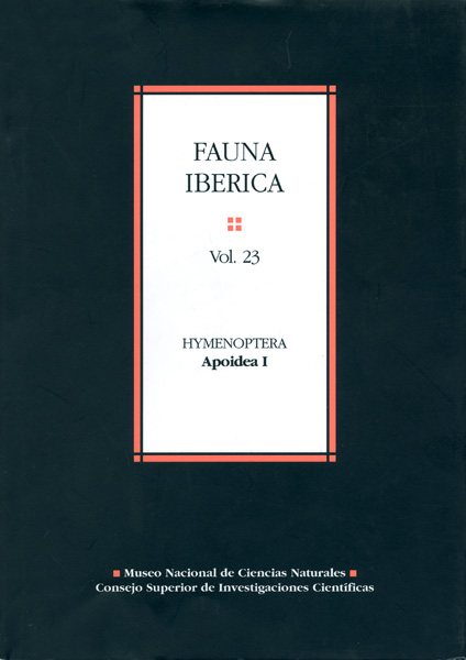 FAUNA IBÉRICA. VOL.23. HYMENOPTERA: APOIDEA I