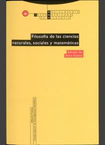 FILOSOFÍA DE LAS CIENCIAS NATURALES, SOCIALES Y MATEMÁTICAS