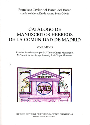 CATÁLOGO DE MANUSCRITOS HEBREOS DE LA COMUNIDAD...