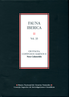 FAUNA IBÉRICA. VOL. 33. CRUSTACEA, COPÉPODOS MARINOS II. NON CALANOIDA