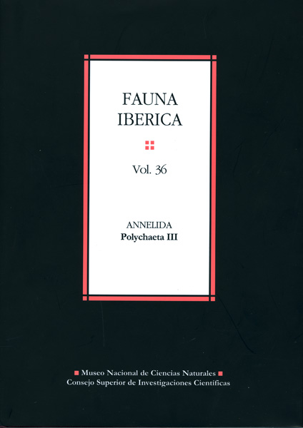 FAUNA IBÉRICA. VOL. 36. ANNELIDA POLYCHAETA III