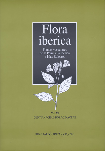 FLORA IBÉRICA. VOL. XI. GENTIANACEAE-BORAGINACEAE