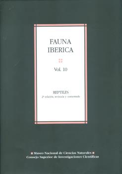 FAUNA IBÉRICA. VOL.10: REPTILES 2ª EDICION