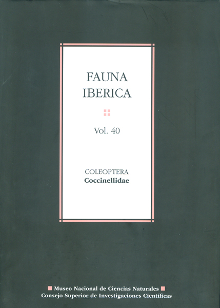 FAUNA IBÉRICA. VOL. 40: COLEOPTERA: COCCINELLIDAE