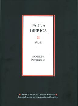 FAUNA IBÉRICA. VOL. 41. ANNELIDA POLYCHAETA IV