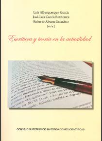 ESCRITURA Y TEORÍA EN LA ACTUALIDAD