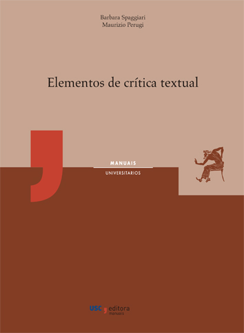 ELEMENTOS DE CRÍTICA TEXTUAL
