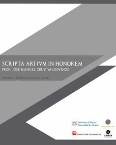 SCRIPTA ARTIVM IN HONOREM PROF. JOSÉ MANUEL CRU...