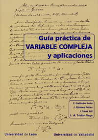 GUÍA PRÁCTICA DE VARIABLE COMPLEJA Y APLICACIONES