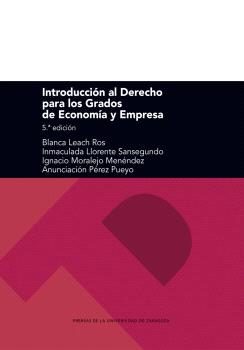 INTRODUCCIÓN AL DERECHO PARA LOS GRADOS DE ECON...