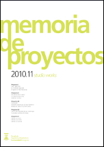 MEMORIA DE PROYECTOS 2010-11