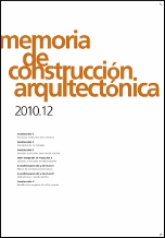 MEMORIA DE CONSTRUCCION ARQUITECONICA 2010.12