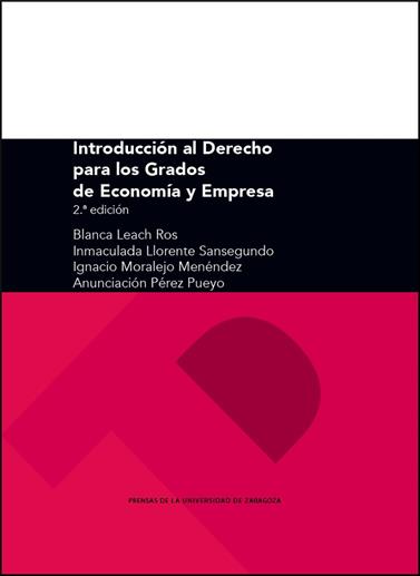 INTRODUCCIÓN AL DERECHO PARA LOS GRADOS DE ECON...