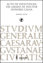 ACTO DE INVESTIDURA DEL GRADO DE DOCTOR HONORIS CAUSA