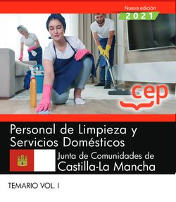 PERSONAL DE LIMPIEZA Y SERVICIOS DOMÉSTICOS. JU...