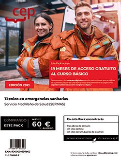 PACK DE LIBROS + CURSO BÁSICO. TÉCNICO EN EMERG...