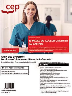 PACK DEL OPOSITOR. TÉCNICO EN CUIDADOS AUXILIARES DE ENFERMERÍA. ESTABILIZACIÓN