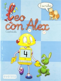 LEO CON ALEX ESCRITURA 4 CUADRICULA