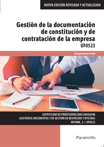 GESTIÓN DE LA DOCUMENTACIÓN DE CONSTITUCIÓN Y D...