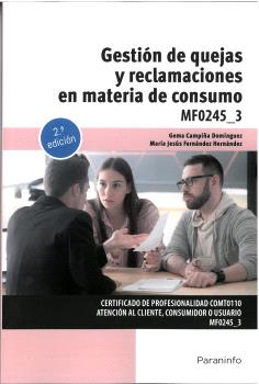 GESTIÓN DE QUEJAS Y RECLAMACIONES EN MATERIA DE...