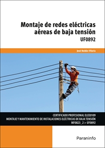 MONTAJE DE REDES ELÉCTRICAS AÉREAS DE BAJA TENSIÓN