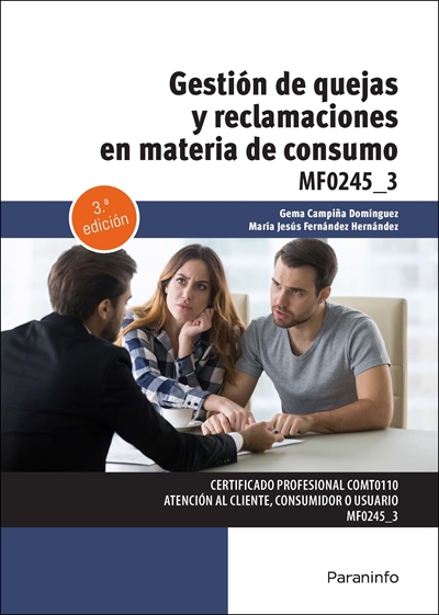 GESTIÓN DE QUEJAS Y RECLAMACIONES EN MATERIA DE CONSUMO