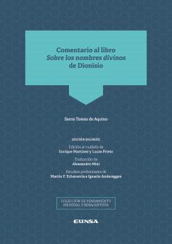 COMENTARIO AL LIBRO SOBRE LOS NOMBRES DIVINOS DE DIONISIO