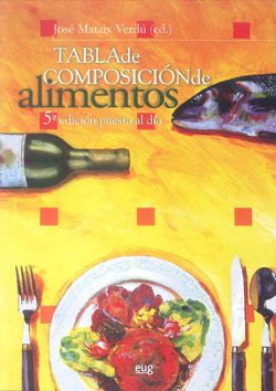 TABLA DE COMPOSICION DE ALIMENTOS 5ª EDICION