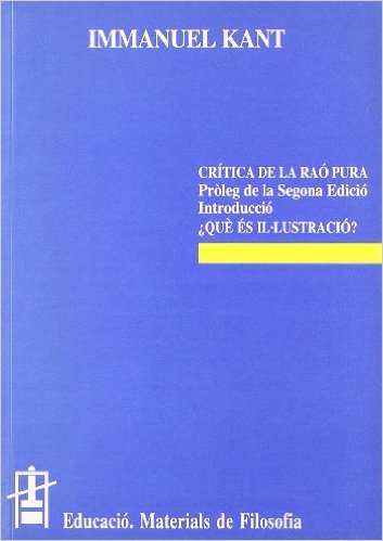 CRÍTICA DE LA RAÓ PURA ¿QUÈ ÉS IL-LUSTRACIÓ?