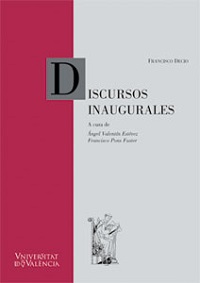 DISCURSOS INAUGURALES UNIVERSIDAD VALENCIA