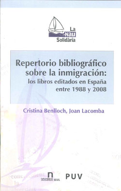 REPERTORIO BIBLIOGRAFICO SOBRE LA INMIGRACION