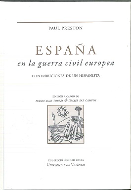 ESPAÑA EN LA GUERRA CIVIL EUROPEA