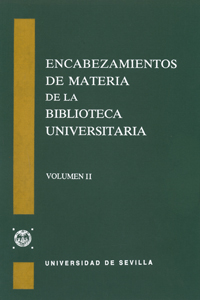 ENCABEZAMIENTOS DE MATERIA DE LA BIBLIOTECA UNI...