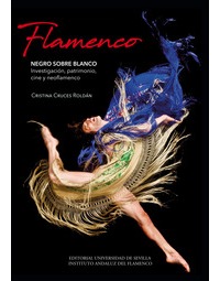 FLAMENCO NEGRO SOBRE BLANCO