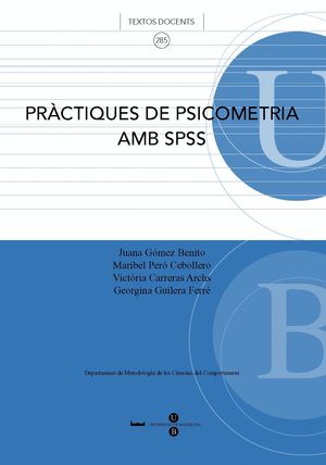 PRÀCTIQUES DE PSICOMETRIA AMB SPSS