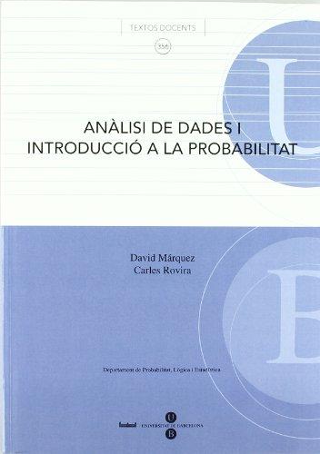 ANÀLISI DE DADES I INTRODUCCIÓ A LA PROBABILITAT