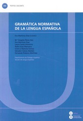 GRAMATICA NORMATIVA DE LA LENGUA ESPAÑOLA