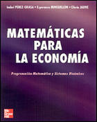 MATEMÁTICAS PARA ECONOMÍA. PROGRAMACIÓN MATEMÁTICA