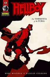 HELLBOY 17 LA TORMENTA Y AL FURIA (RUSTICA)