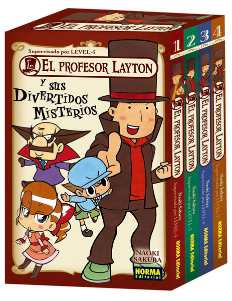 PACK PROFESOR LAYTON Y SUS DIVERTIDOS MISTERIOS