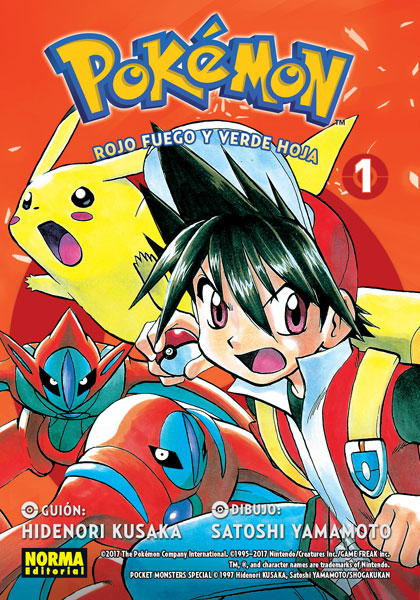 POKEMON 13 ROJO FUEGO Y VERDE HOJA 1