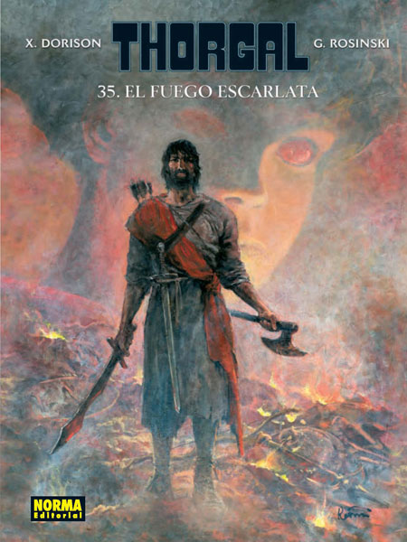 PAN 133- THORGAL 35. EL FUEGO ESCARLATA