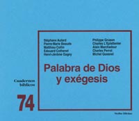 PALABRA DE DIOS Y EXÉGESIS