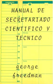 MANUAL DE SECRETARIADO CIENTIFICO Y TECNICO