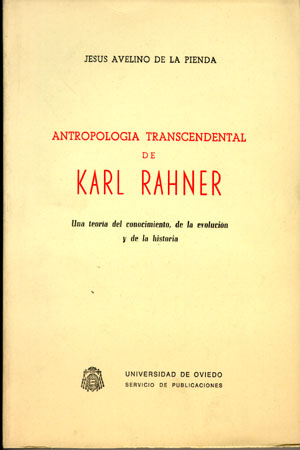 ANTROPOLOG¡A TRANSCENDENTAL DE KARL RAHNER