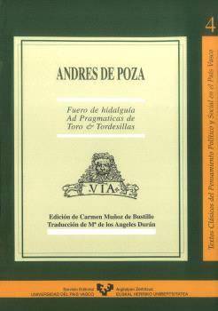 FUERO DE HIDALGUÍA "AD PRAGMATICAS" DE TORO & TORDESILLAS